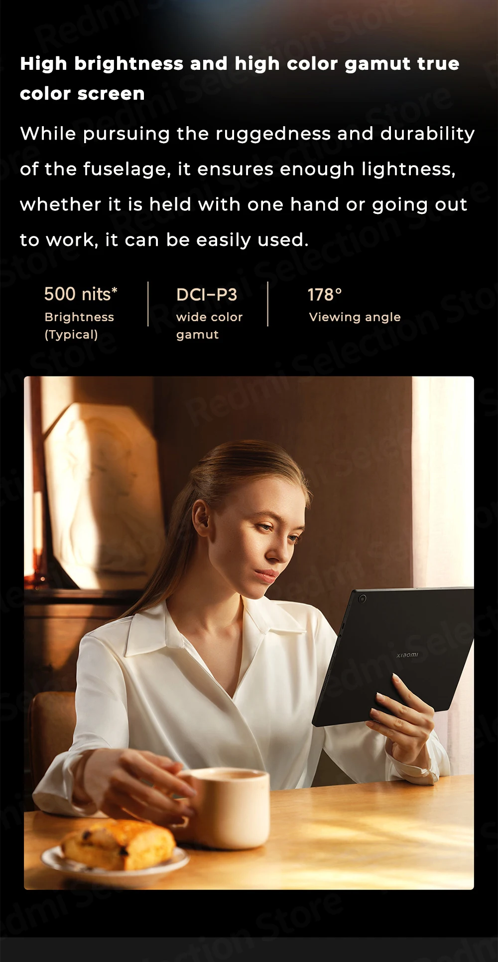 Xiaomi Book 12.4 Tablet: Snapdragon 8cx Gen2, 8GB RAM, 256GB Storage, 2.5K Touch Screen PC Description Image.This Product Can Be Found With The Tag Names Computer Office, Laptop, Laptops