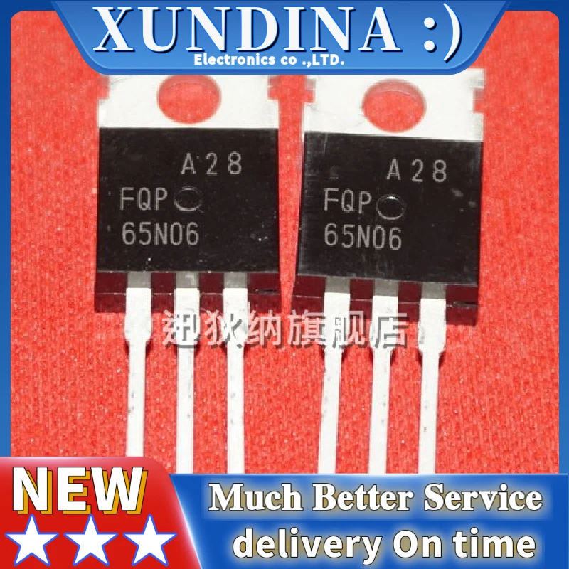 

10PCS/LOT FQP65N06 TO-220 new and original IC