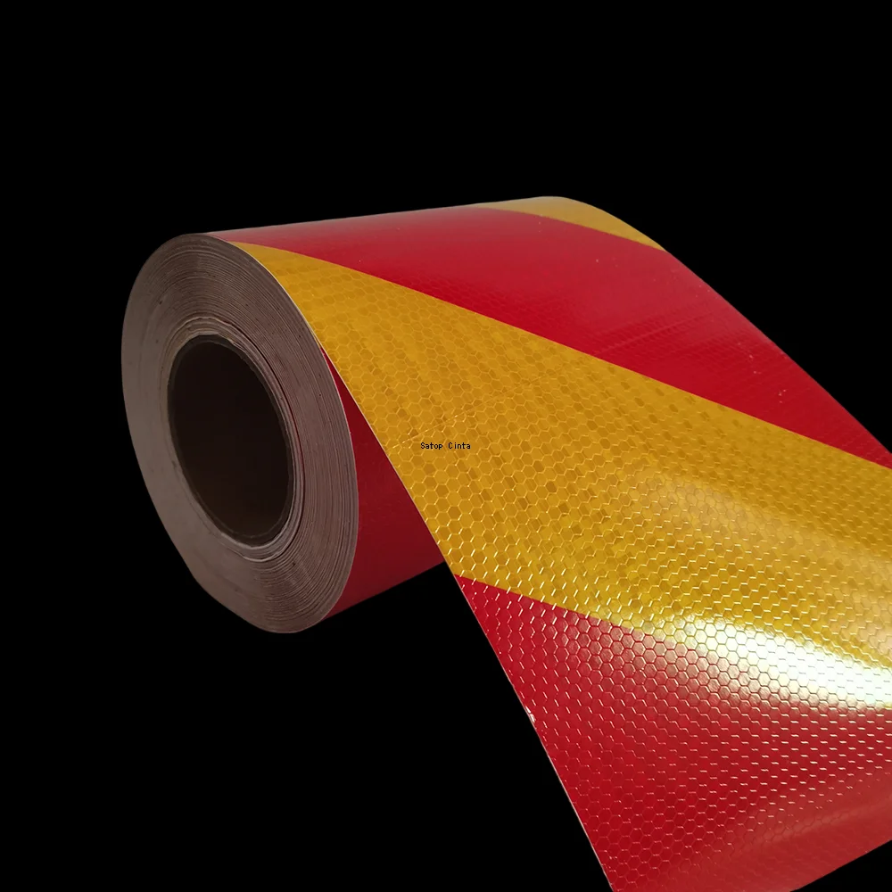 15cm/20cm*1m Twill Reflective Waterproof Tape Left Or Right Reflector Self-Adhesive Safety Warning Sticker Conspicuity For Truck