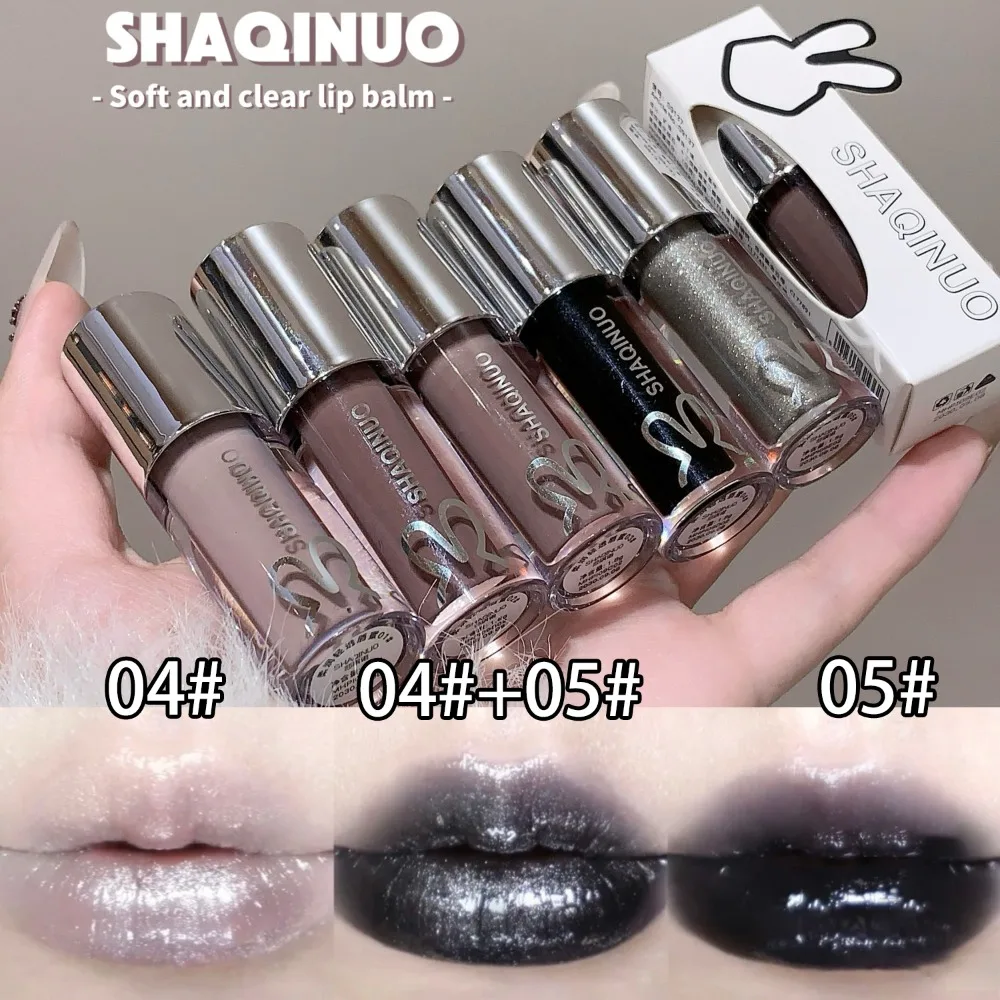 Lucidalabbra metallico Black Rabbit Gothic Silver, effetto specchio nero, traslucido, non appiccicoso, a base d'acqua, tinta per labbra._voghion.com