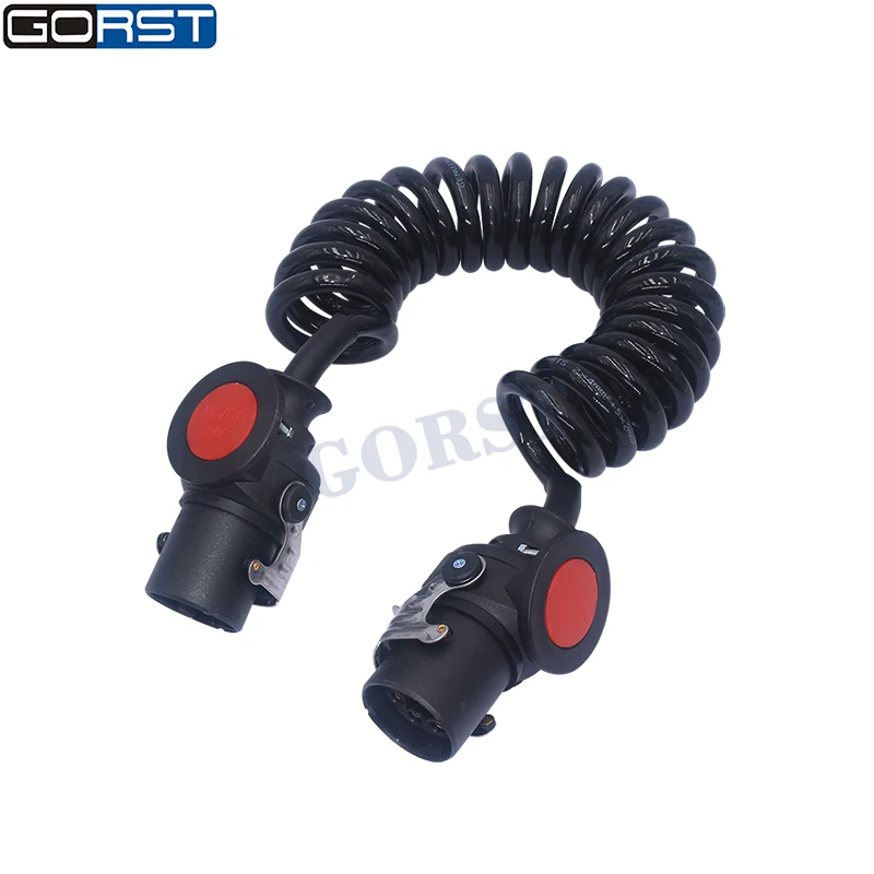 Electrical Coil 21971548 7-7 Pin for Volvo Truck Auto Part Trailer Plug Wiring Spring Cable Connector