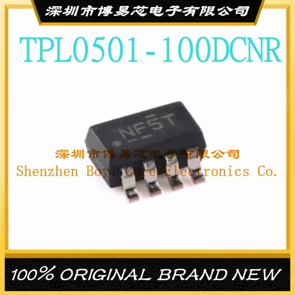 TPL0501-100DCNR SOT-23-8 original genuine single channel digital potentiometer chip digital indicator 9163 single channel or multi channel version for strain gauge potentiometer norm signals pt100 and tc