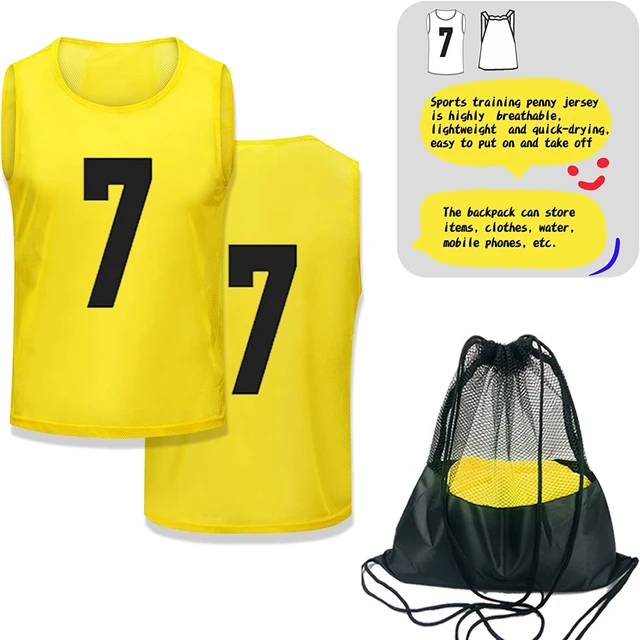 24 Pack Scrimmage Team Soccer Pinnies Vests Jerseys