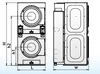 16kg Commercial Coin-Operated Front-Load Washer for Hotel Laundry Washing Machine 4