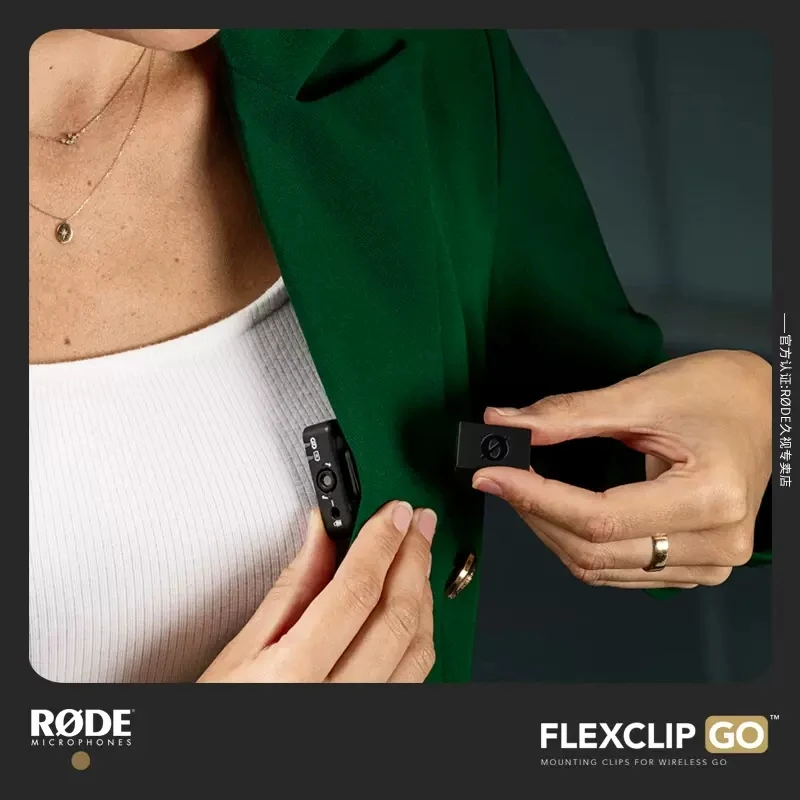Rode Clipe Fixo ir Clipe Magnético Escondido Roupas Clipe para Rode sem Fio go ii Microfone Fixedclip Acessórios - Image 2