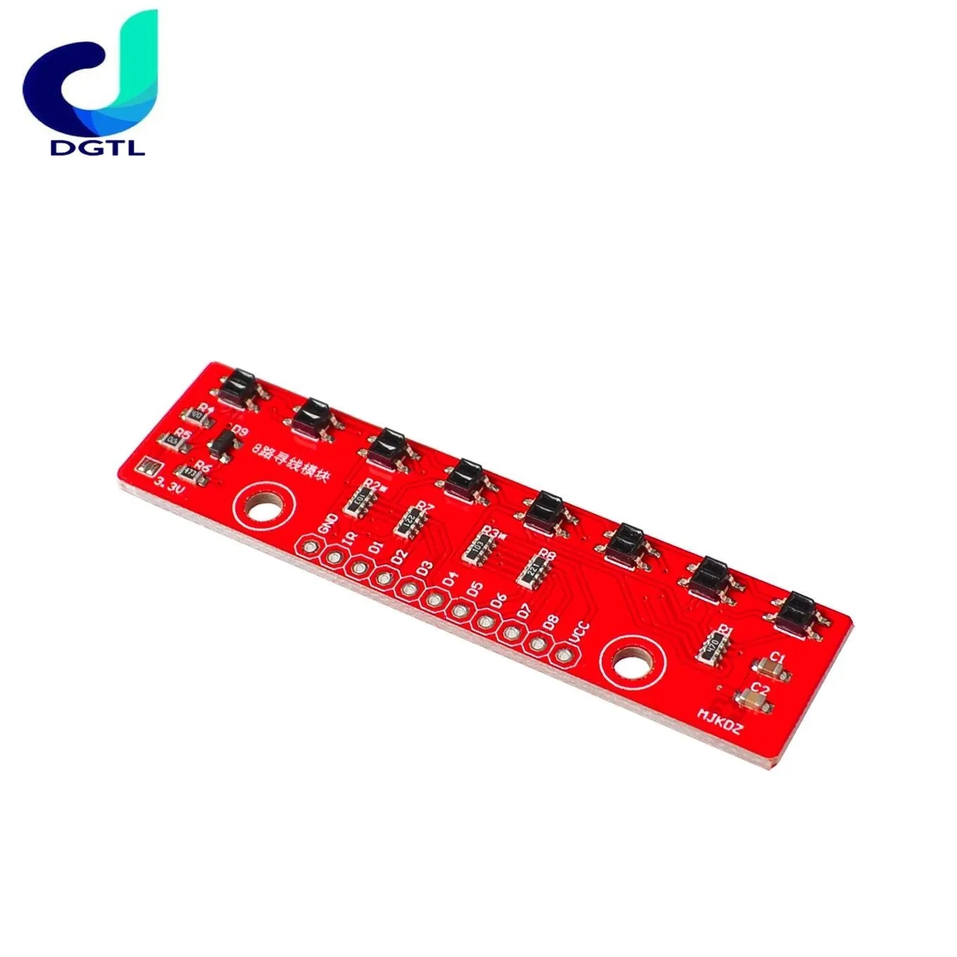 

Tracking Module Infrared Detection Sensor Module DIY For Arduino 8-Channel Infrared Detector Hunt Module 8bit Sensor Module