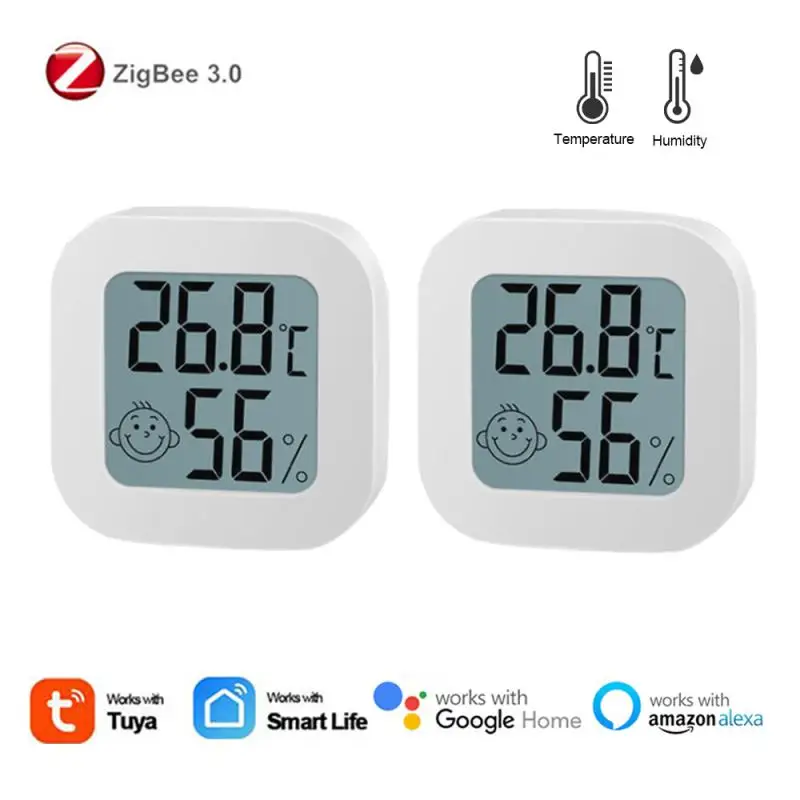 Zigbee Temperature Smart Humidity Sensor Tuya Temperature Humidity