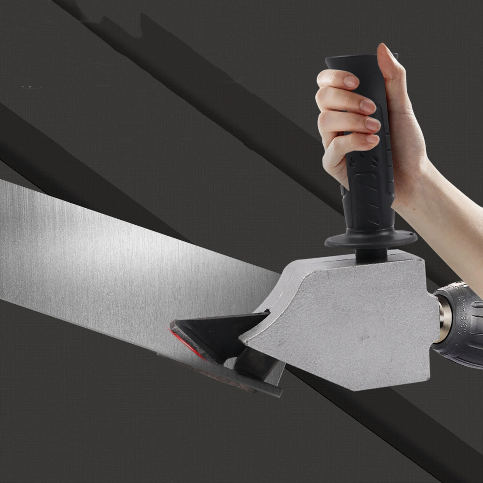 Electric Metal Cutting Shear Sheet Metal DIY Aluminum Plastic Easy Grip Non Slip Steel Electric Drill Shear Machine Cutting Tool 3