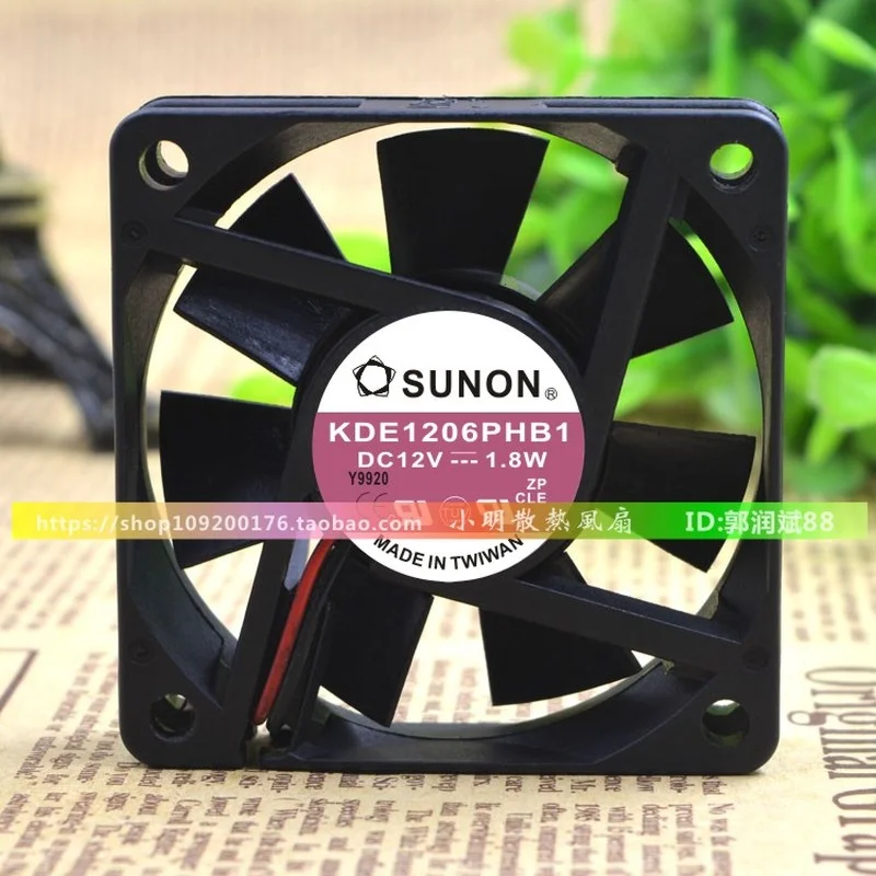 

New Fan for TAIJUN KDE1206PHB1 6CM 6015 12V 1.8W 2.6W Cooling Fan CPU Radiator