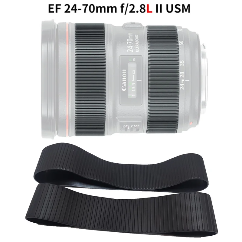 LENS Genuine Zoom + Focus Grip Rubber Ring Canon EF 24-105mm f/4L IS / IS II / 24-70mm f/2.8L II USM Repair Part camera lens repair kit camera repair parts