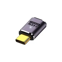 High - Speed 240W USB 4.0 Charger Connector with 8K 60Hz Support - U - Shape Male to Female Adapter (Male Female Straight)