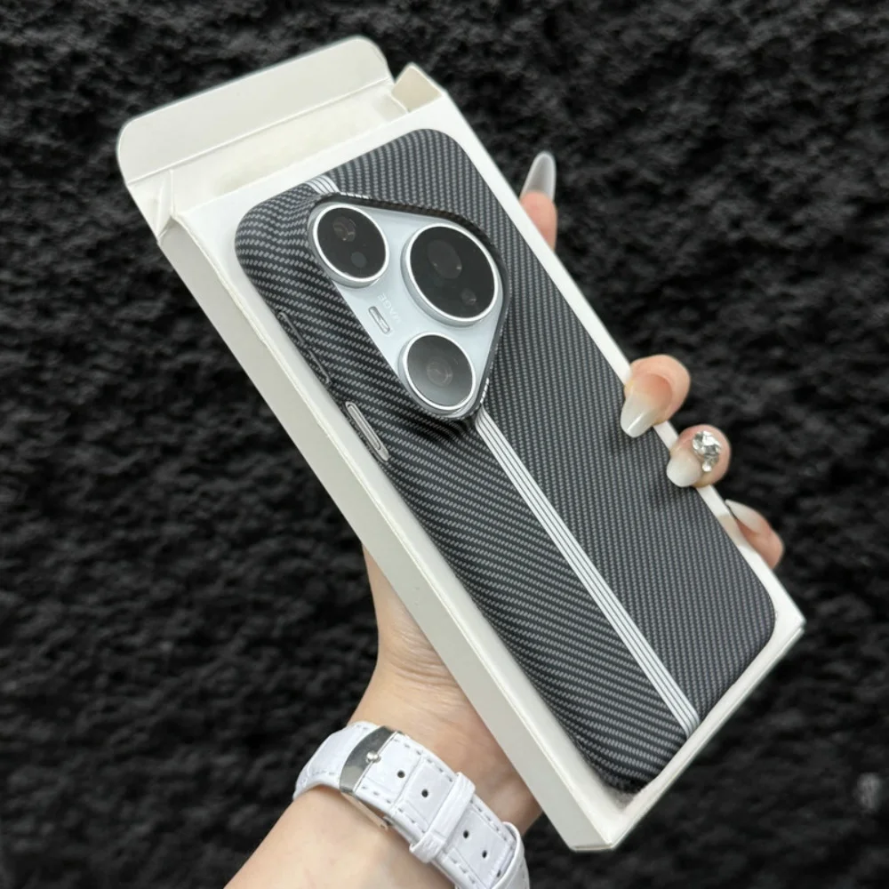 Slim Carbon Fiber Pattern Cool Case - Breathable Shockproof Cover with Heat Dissipation