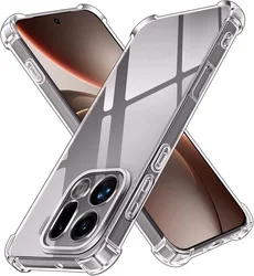 Clear Crystal Soft Silicone Shockproof Case - Find X9 5G (Transparent)