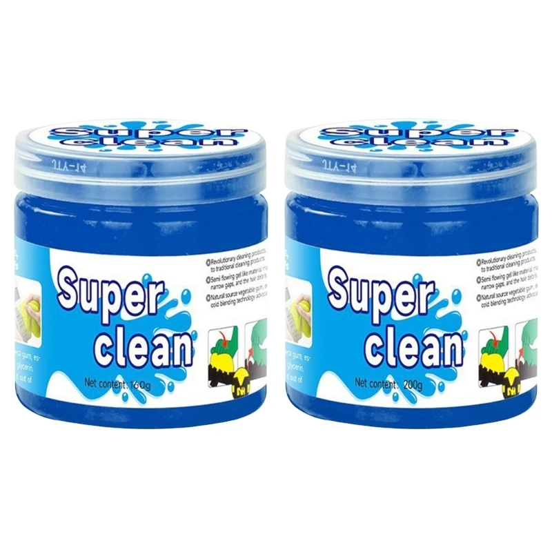 160g/200g Flexible Keyboard Cleaner Car Cleaning Gel Detailing Tool Automotive Interior Clean Gel Dust Mud N84F