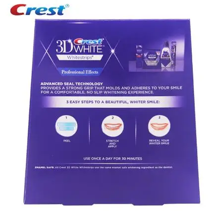 Crest 3D отбеливающие профессиональные эффекты белые полоски