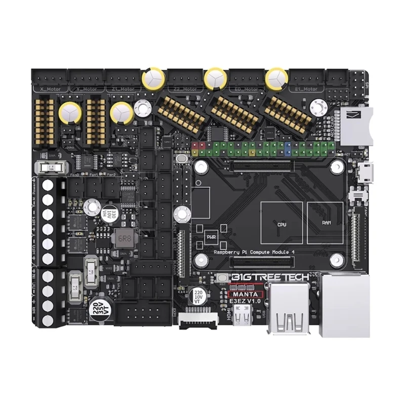 2024 New BIGTREETECH BTT Manta E3EZ V1.0 32Bit Motherboard ARM Cortex-M0+ STM32G0B1RE 64MHz MCU LCD Display Upgrade 3DPrinter