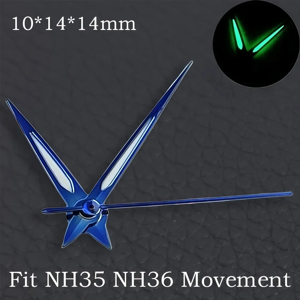 High Quality Green/Blue Super Luminous Watch Hands - Premium Watch Accessories Pointer