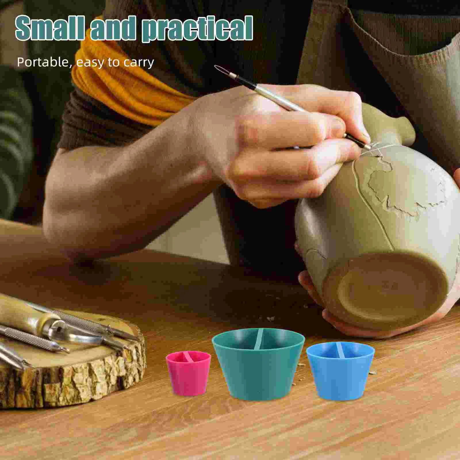 3 Pcs Painting Cone Pottery Vase Shaping Molds Clay Kit Rim Tool DIY Tools Household