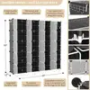 Adjustable Portable Shoe Storage Organizer 80 Pairs  Rack Cabinet with Door Easy Assembly Waterproof Plastic   5
