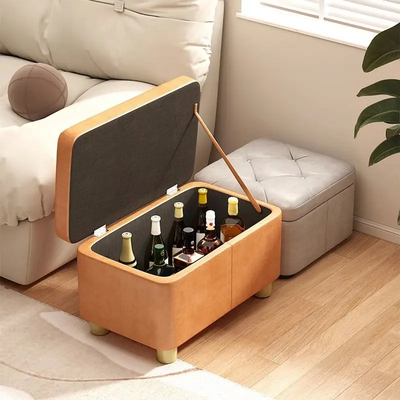 

Large Capacity Storage Stool Multifunctional Storage Box Box Shoe Changing Stool Toy Organizer Wine Cabinet Shoe Stool Footrest
