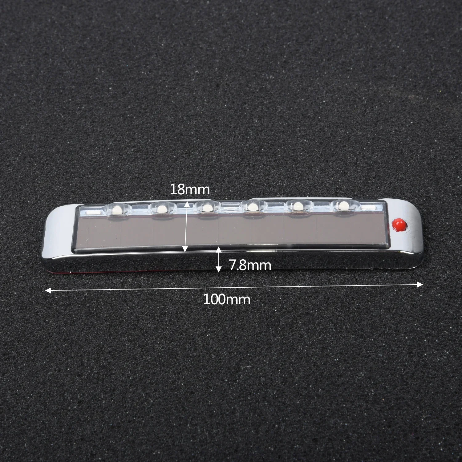 

7 Color Solar Power LED Strobe Earning Lights Side Indicators Turn Signal Blinker Waterproof Vehicle External Light
