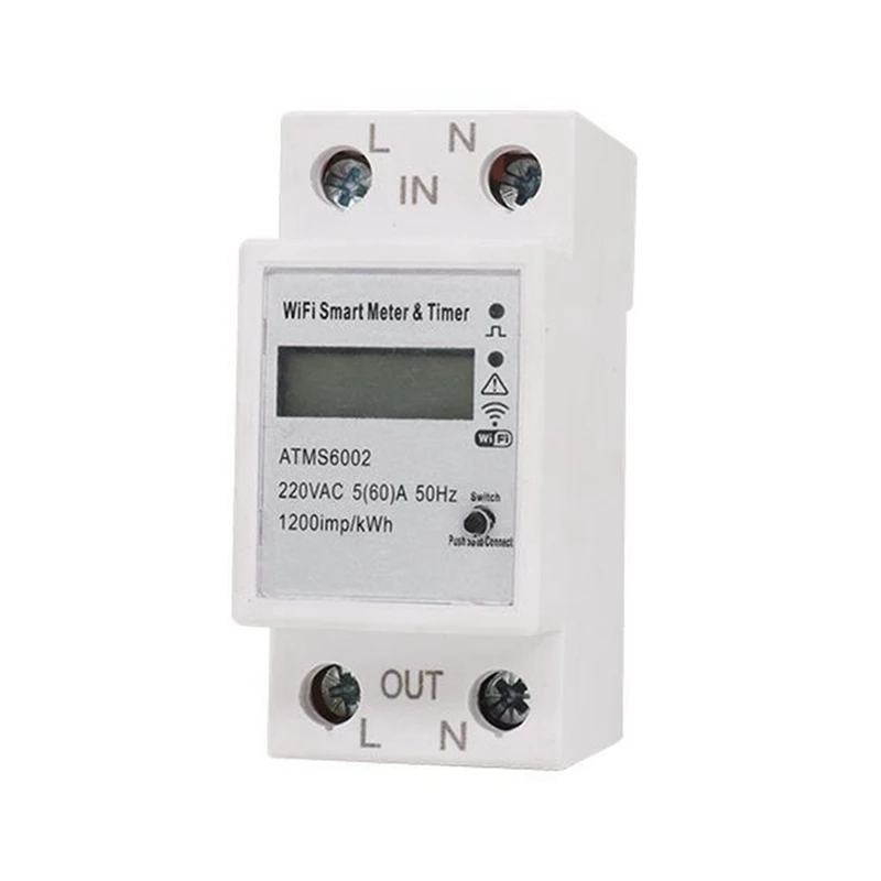 

ATMS6002 Wifi Smart Meter Tuya Smart Meter Tuya Smart Wifi Meter WIFI Remote Meter Wifi Metering Switch