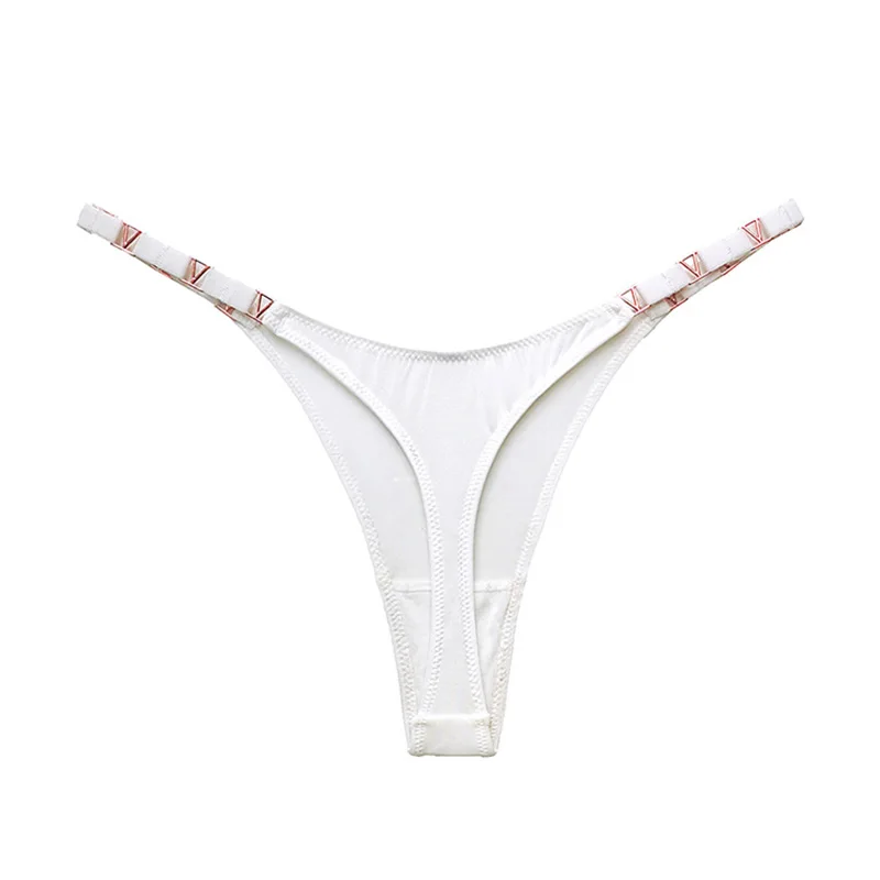 Nahtlose Sexy Tanga Frauen Unterwäsche Slips Höschen Zebra Blume Low Rise Luxus Metall Schnalle G String Bikini Mädchen Weibliche Höschen – Detail 35