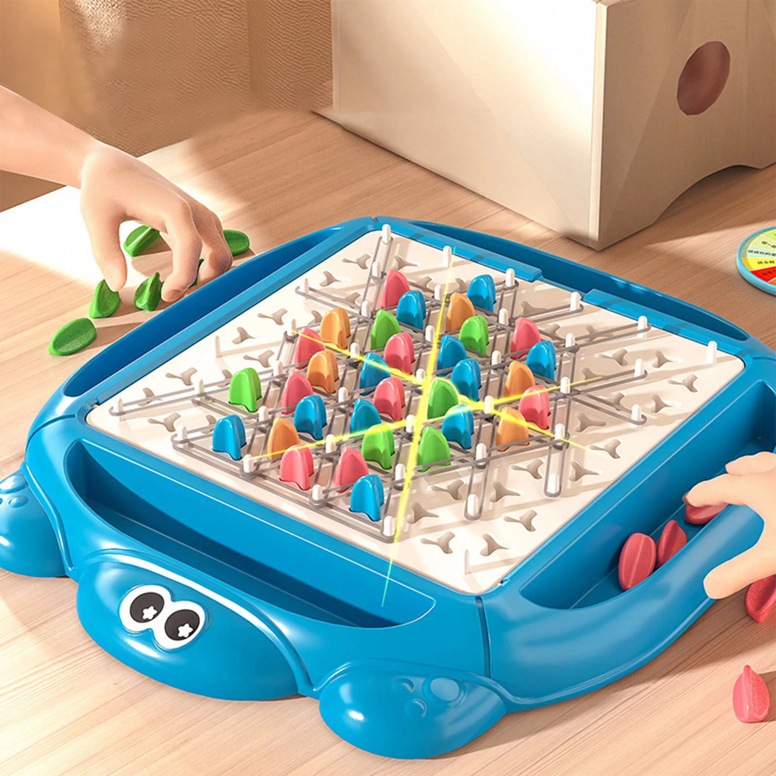Chain Triggle Chess Game Triggle Rubber Band Game Toy For Kid Interactive Board Game Battle Set For Family Party Gift 3