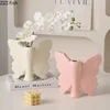 Creative Butterfly Ceramic Vase Table Decoration Flower Arrangement Butterfly Shape Plant Pot Flowers Vases Room Aesthetic Decor 2