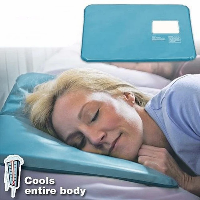 Cooling Gel Pillow Chilled Natural Comfort Sleeping Aid Body Cool