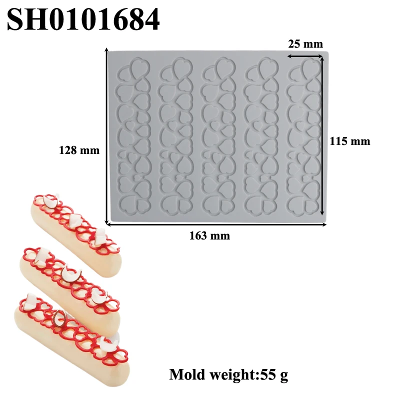 Silicone Lace Mat Butterfly and Leaf Pattern, Sugarcraft Cake Decorating Mold Pad, Flex... - SKU CDM02115 - UGI Packaging