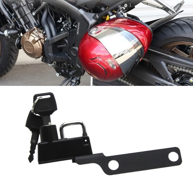

Подходит для Honda CB125R CB150R CB250R CB300R CBR650R CB650R 2018 2019 2020 замок для мотоциклетного шлема Противоугонный с 2 ключами