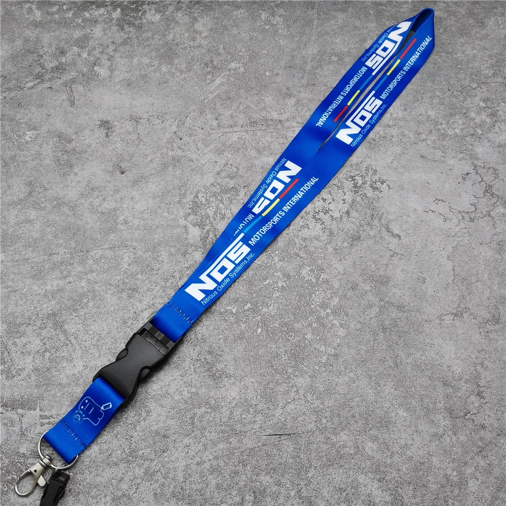 1PCS JDM Refitting Style NOS Lanyard Cellphone Car Keychain Employee's Card Holder Mobile Neck