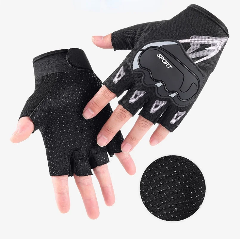 Outdoor Tactical Cycling Gloves Half Finger Breathable  Bicycle Gloves Non-slip Glove Men Women Gym Gloves Shock-proof guantes 6