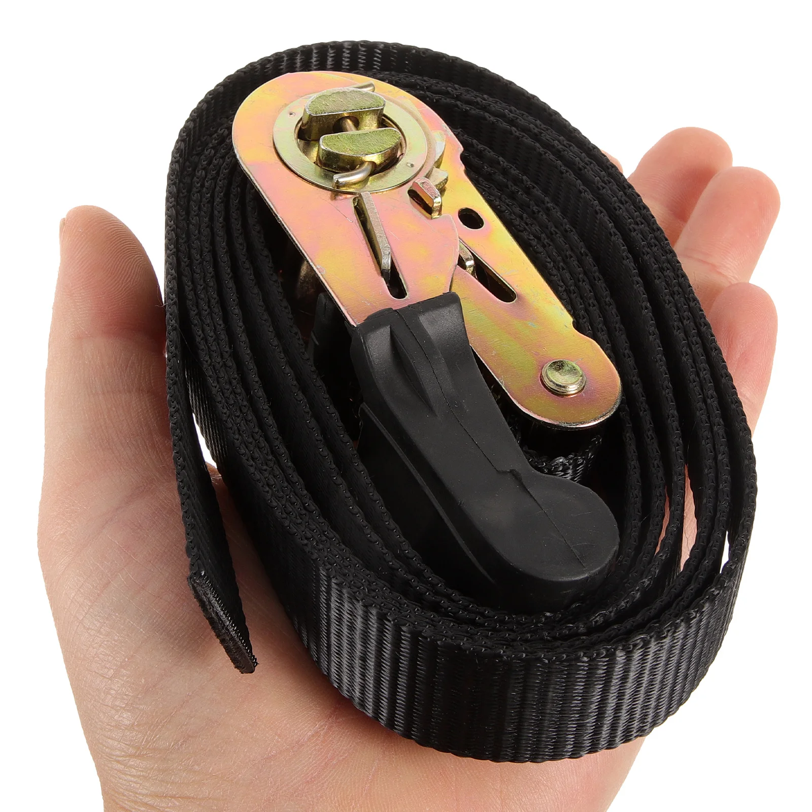 Heavy Duty Car Tie Down Strap Ratchet Strap for Cargo Tie Down With Hooks Other Vehicle Parts Accessories Polyester
