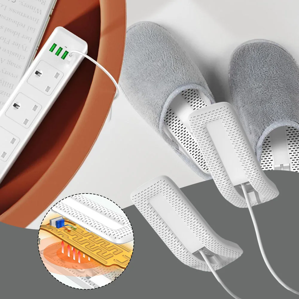 PortableDehumidificationShoeDryersUSBChargingShoeDryerHeater