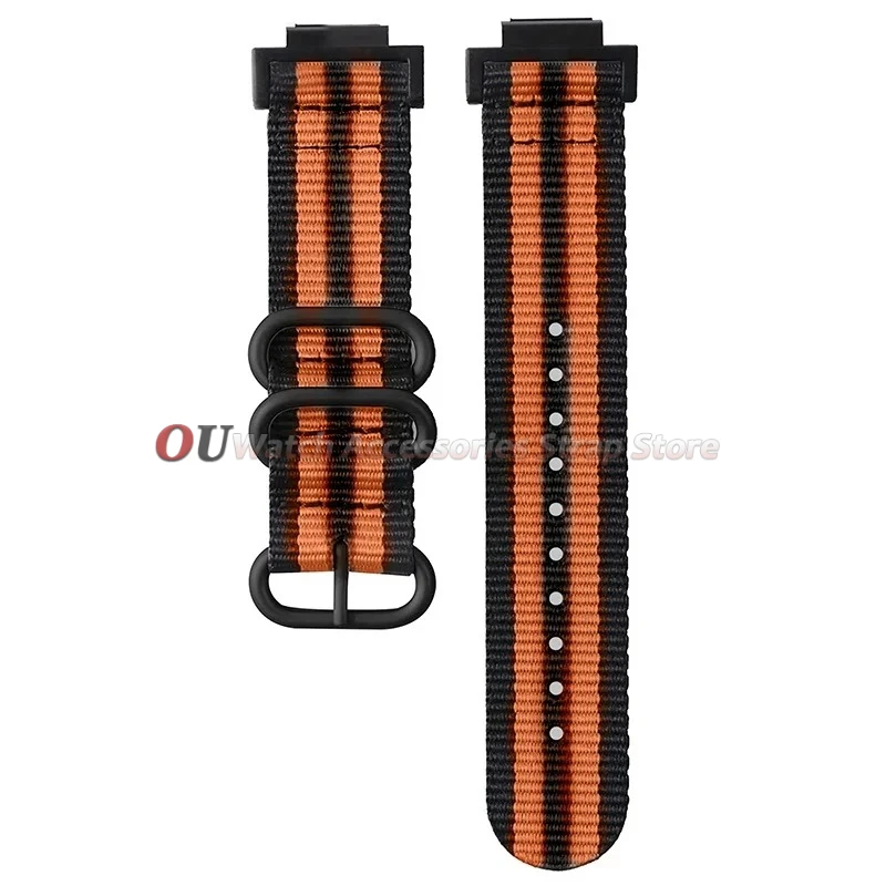 Durable 16mm Nylon Canvas Sport Wristband