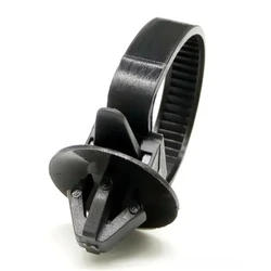 Nylon Black Cable Management Clips - Push Mount Fastener and Organizer Set (10/30/50 PCS) (50PCS)
