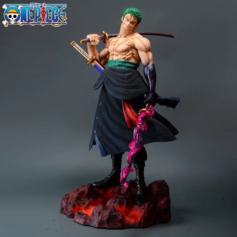 45Cm Al Studio Gk One Piece Purgatory Ghost Slash Roronoa Zoro Anime Figure  Limited Edition Garage Kit Model Statue Toys - AliExpress