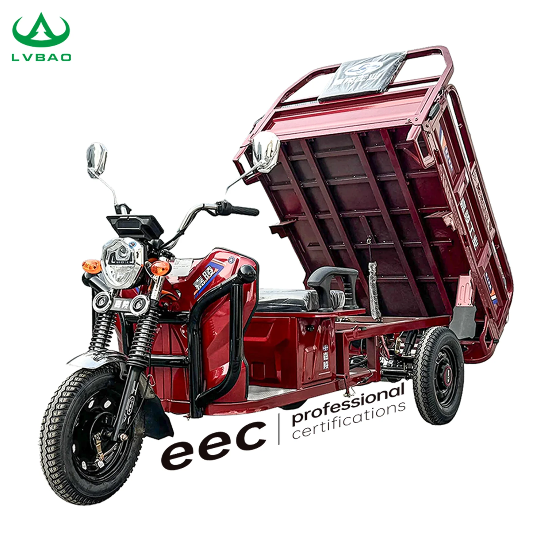 Triciclo Da Carico Triciclo Elettrico A Tre Ruote A 3 Ruote Con Motore Da 1000W E Letto Da Carico