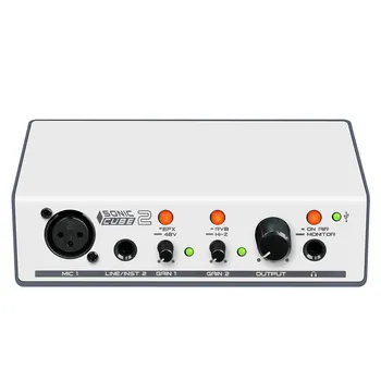 SONICAKE Sonic Cube II Dual-Channel Professional Audio Interface with High Quality Analog Preamp Digital Modeling DSP Effects 1