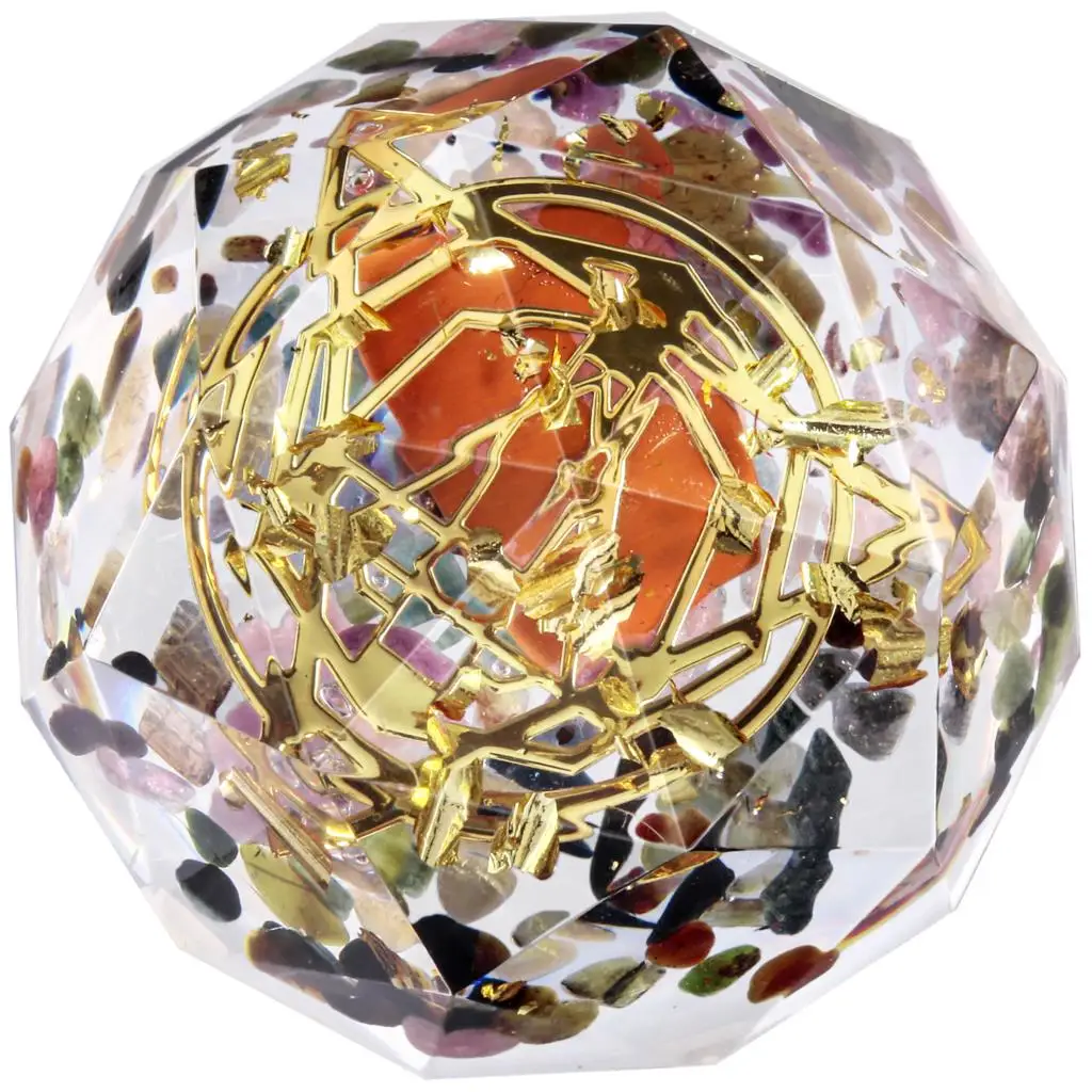 Star of David Orgone Crystal Stone Generator Chakra Blanacing Healing For Yoga Reiki Meditaion Desk Ornament