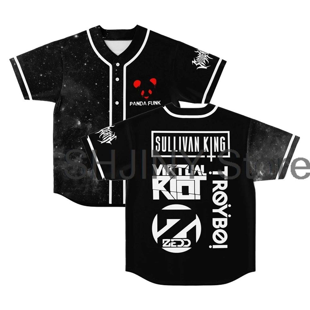 Все в одном, бейсбольная Футболка Deorro Sullivan King Zedd Merch, рубашки с коротким рукавом для женщин и мужчин, уличная одежда, футболка, одежда в стиле хип-хоп