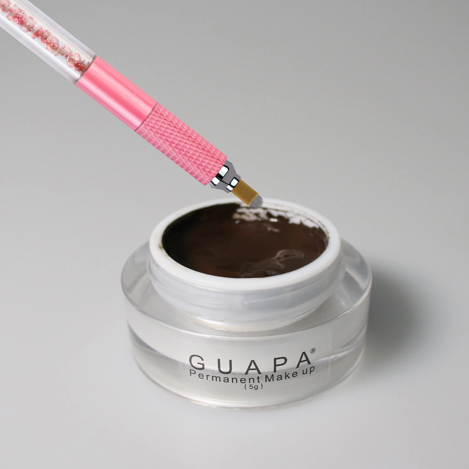 GUAPA Eyebrow Pigment Microblading Makeup Pigment Tattoo Ink Paste Brows Pigment for Microblading Microshading Tattoo, view 4