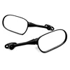 Pair Black Left Right Motorcycle Rear View Mirrors For Honda CBR600RR 2003 2004 2005 2006 2007 CBR1000RR 2004 2005 2006 2007 2