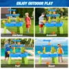 Kids Sand Water Table Children's Beach Toys Outdoor Garden Bunker Set Summer Beach Children DIY Parent-child Interactive Toy 6