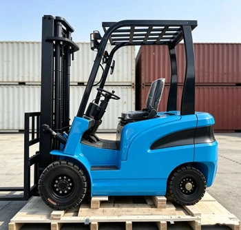 Mini Carrello Elevatore Elettrico da 1 Tonnellata, Attrezzatura Idraulica per Sollevamento, per Magazzino, Giardino, Movimentazione Legname, Personalizzabile