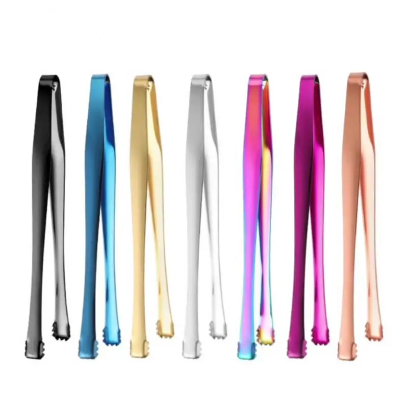 Rose Relief Clip Stainless Steel Foods Barbecue Clip Coffee Sugar Food Barware Kitchen Accessories Tools for stainless steel tongs