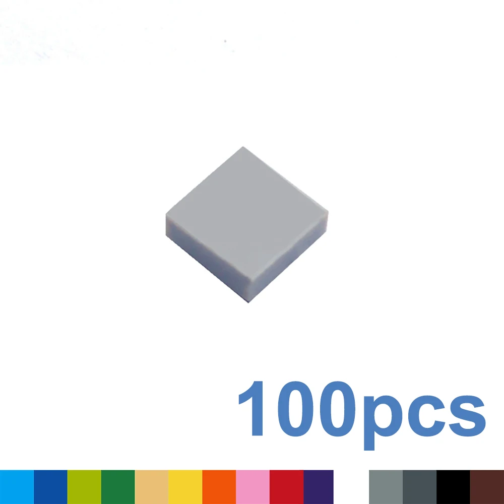 100 stücke DIY Bausteine Figur Ziegel Glatte 1x1 24 Farbe Pädagogisches Kreative Größe Spielzeug für Kinder Kompatibel mit Marken