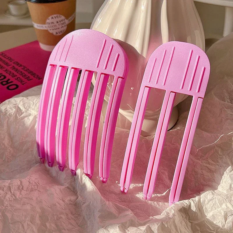 Hair Clips Fluffy Hairpin Curling Bangs Clips Hair Roots Volumizing Hair Clips Women Curling Fixed Shape Fashion Volume Roller